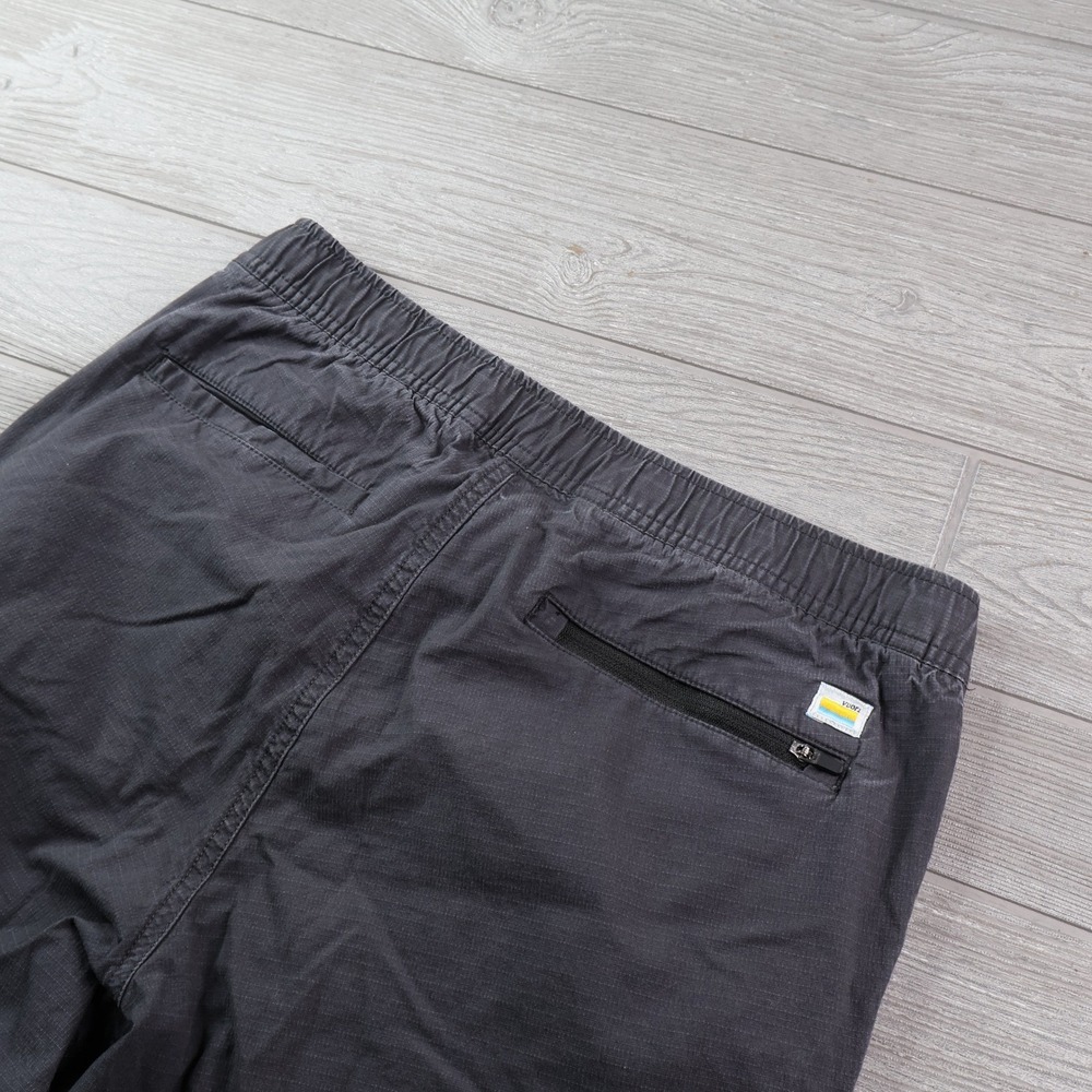 Vuori Ripstop Climber Pants Men's Medium Charcoal Grey V412 Elastic Waist